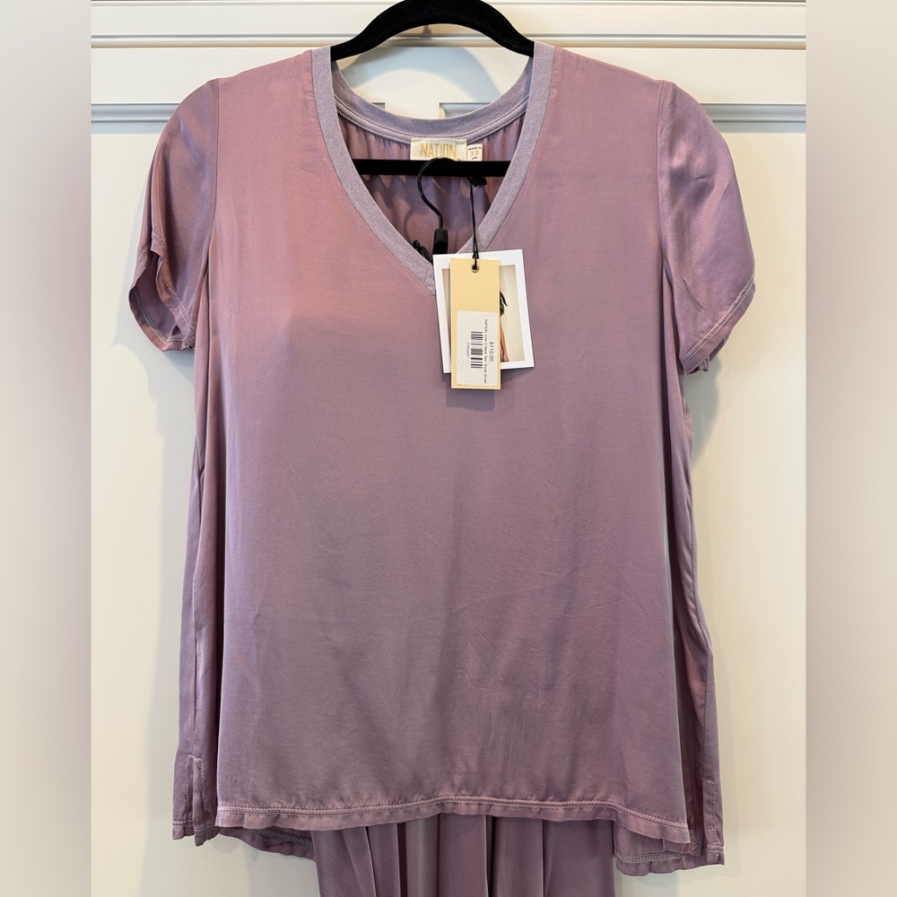 NWT Nation LTD June Sateen Tee - Size XS